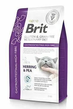 Brit VD Cat GF Gastrointestinal High Fibre 2kg Nová Kolekce