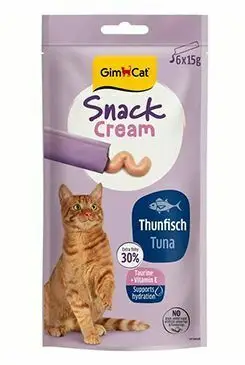 GimCat Snack Cream tuňák 6x15g Originální