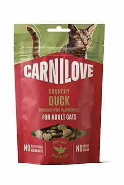 Carnilove Cat CRUNCHY Snack Duck+Raspberries 50g Přímo Od Výrobce