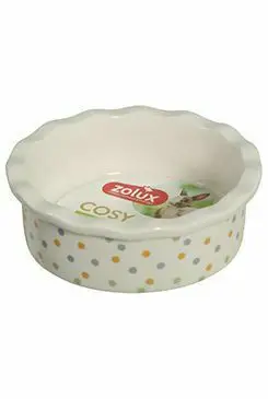 Vysoce Kvalitní Miska keramická COSY hlodavec 100ml puntíky Zolux