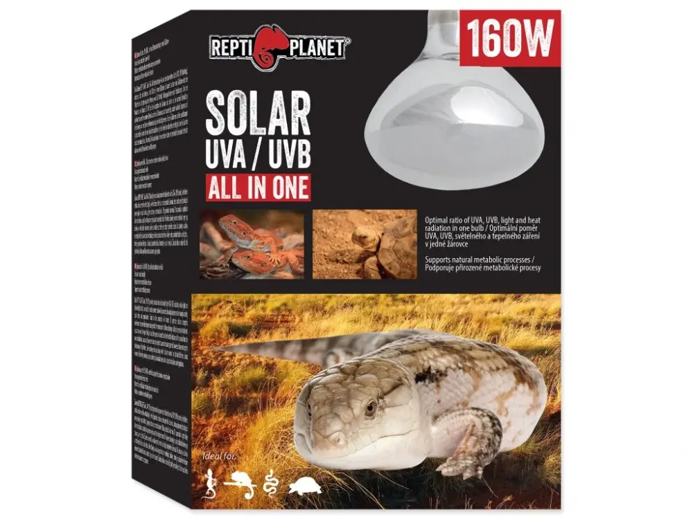 Žárovka REPTI PLANET Solar UVA & UVB 160W Ihned K Objednání