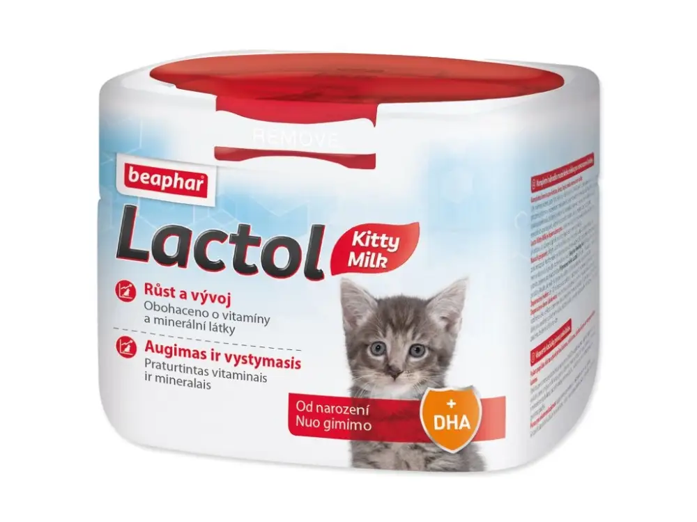 Mléko sušené BEAPHAR Lactol Kitty Milk 500g Přímo Od Výrobce