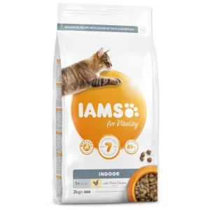 Novinka IAMS for Vitality Indoor Cat Food with Fresh Chicken 2kg