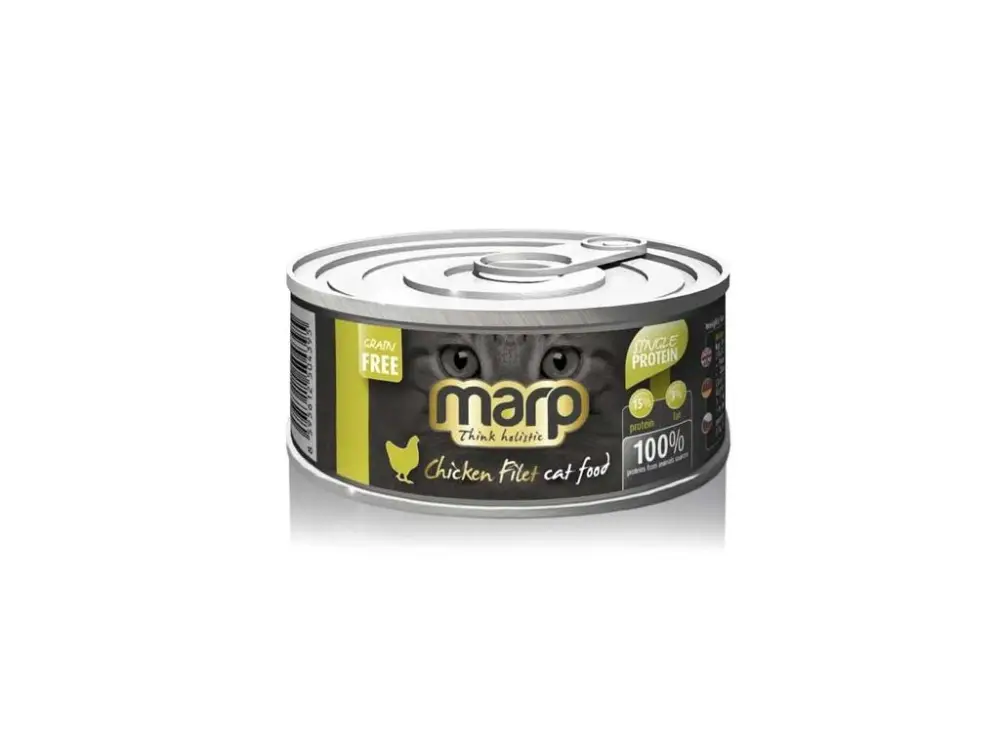 Marp Chicken Filet konzerva pro kočky s kuřecími prsy 12 x 70g Originální