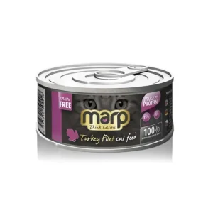 Časově Omezené Marp Turkey Filet konzerva pro kočky s krůtími prsy 12 x 70g