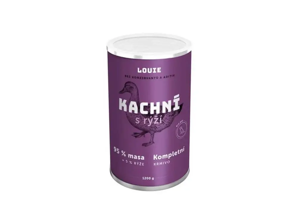 Víkendová Akce Louie pro psy kachní s rýží