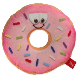 Cenově Výhodný Hračka DOG FANTASY donut s obličejem růžový 12 cm